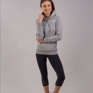 Gymshark Women's Crest Hoodie - Light Grey Marl